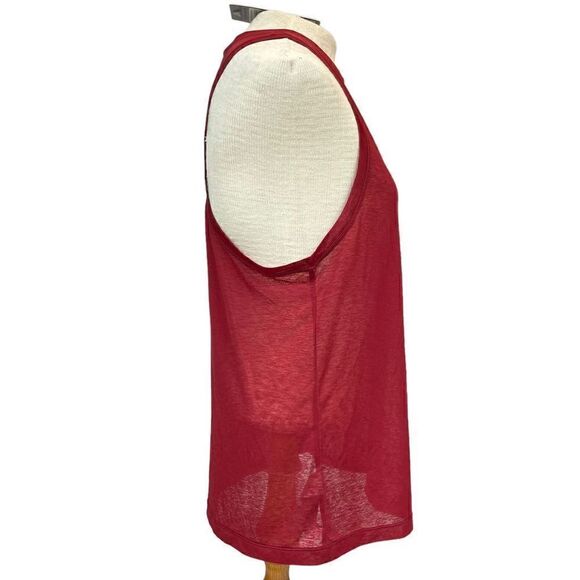 𝅺LORNA Jane NWT Superfine Active Muscle Tank Top in Dark Red Size Medium - Picture 9 of 16
